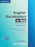 English Vocabulary in Use. Pre-Intermediate and Intermediate. Edition with answers
